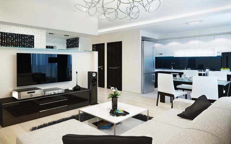 Дизайн трёхкомнатной квартиры 80 м²